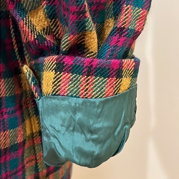 ⭐️ Vintage Valentino Miss V Plaid Blazer Made in Italy Medium - Picture 10 of 14